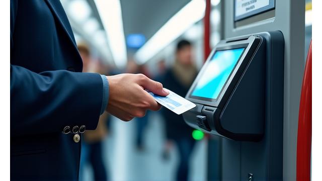 Payment terminal in a public transport setting