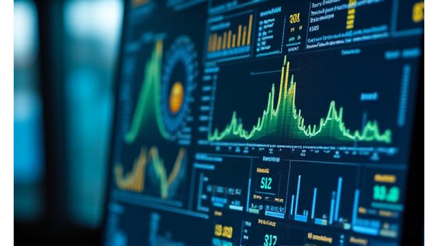 Data dashboard showing passenger flow analytics